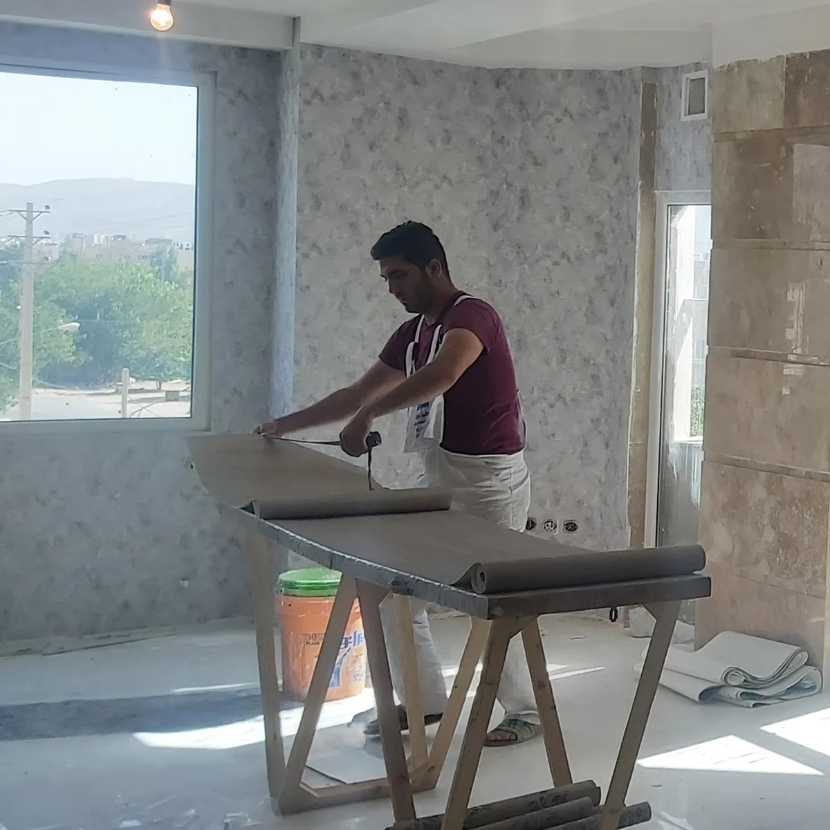 تیم نصب کاغذ دیواری